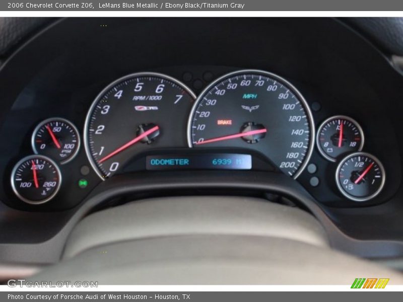  2006 Corvette Z06 Z06 Gauges
