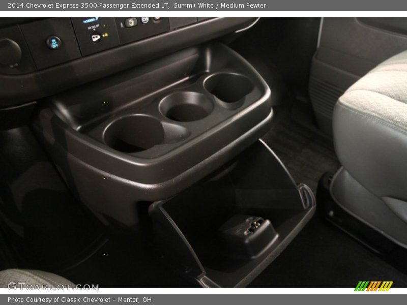 Summit White / Medium Pewter 2014 Chevrolet Express 3500 Passenger Extended LT