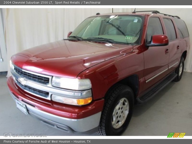 Sport Red Metallic / Tan/Neutral 2004 Chevrolet Suburban 1500 LT