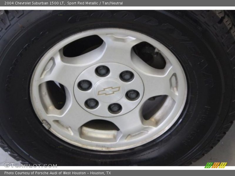 Sport Red Metallic / Tan/Neutral 2004 Chevrolet Suburban 1500 LT