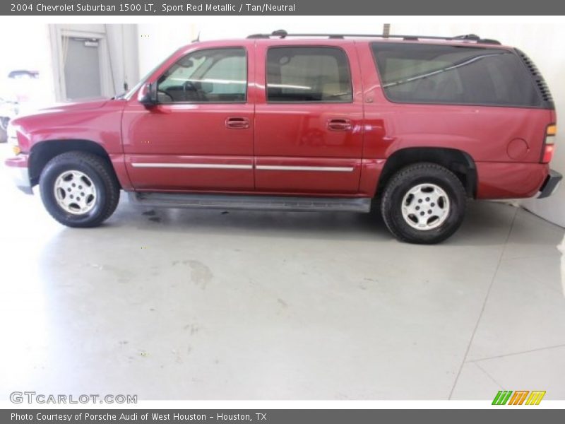 Sport Red Metallic / Tan/Neutral 2004 Chevrolet Suburban 1500 LT