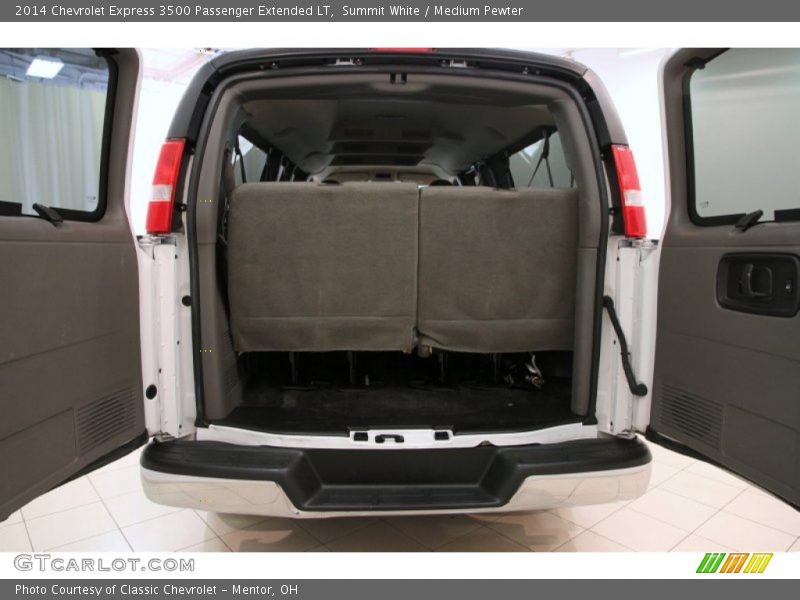 Summit White / Medium Pewter 2014 Chevrolet Express 3500 Passenger Extended LT