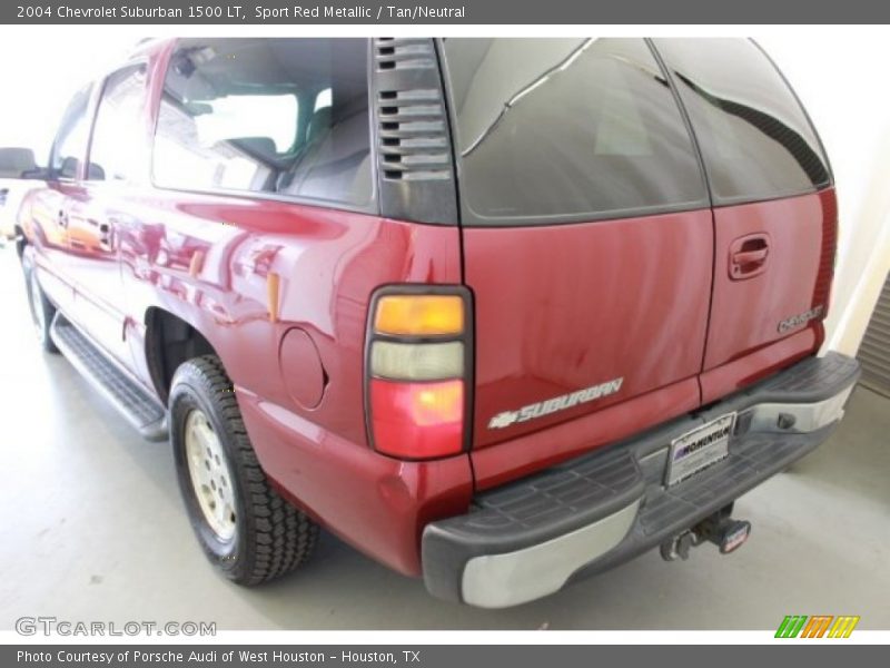 Sport Red Metallic / Tan/Neutral 2004 Chevrolet Suburban 1500 LT