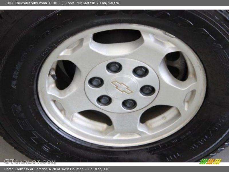 Sport Red Metallic / Tan/Neutral 2004 Chevrolet Suburban 1500 LT