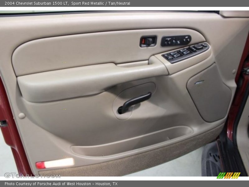 Sport Red Metallic / Tan/Neutral 2004 Chevrolet Suburban 1500 LT