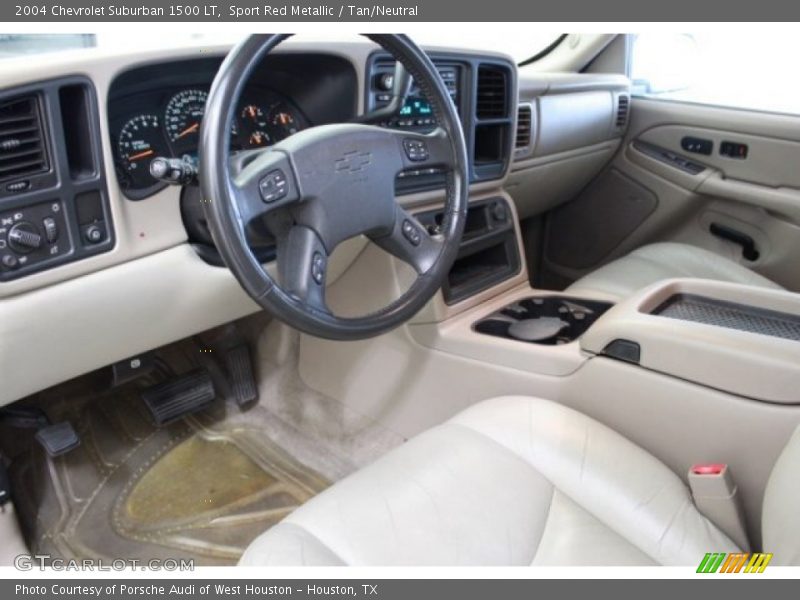 Sport Red Metallic / Tan/Neutral 2004 Chevrolet Suburban 1500 LT