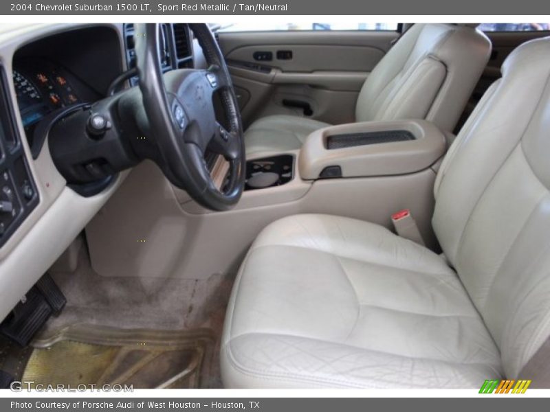Sport Red Metallic / Tan/Neutral 2004 Chevrolet Suburban 1500 LT