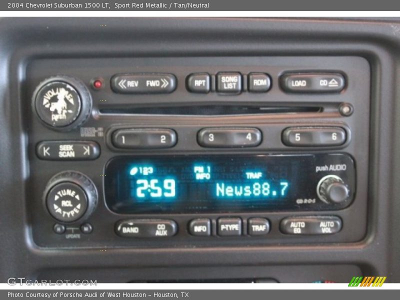 Sport Red Metallic / Tan/Neutral 2004 Chevrolet Suburban 1500 LT