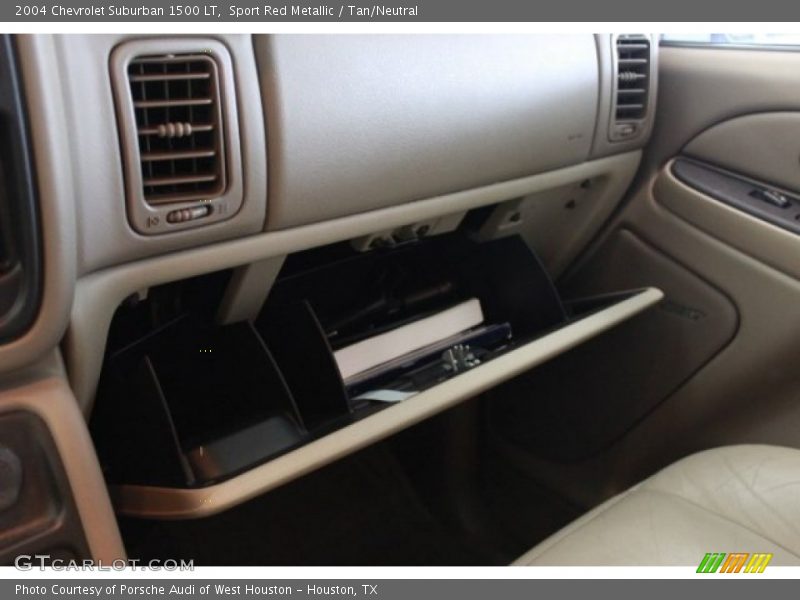Sport Red Metallic / Tan/Neutral 2004 Chevrolet Suburban 1500 LT