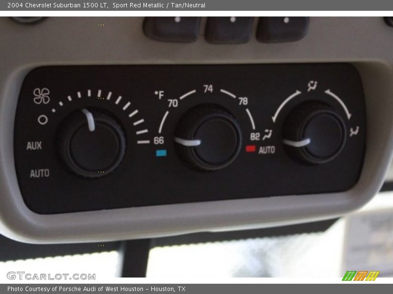 Sport Red Metallic / Tan/Neutral 2004 Chevrolet Suburban 1500 LT