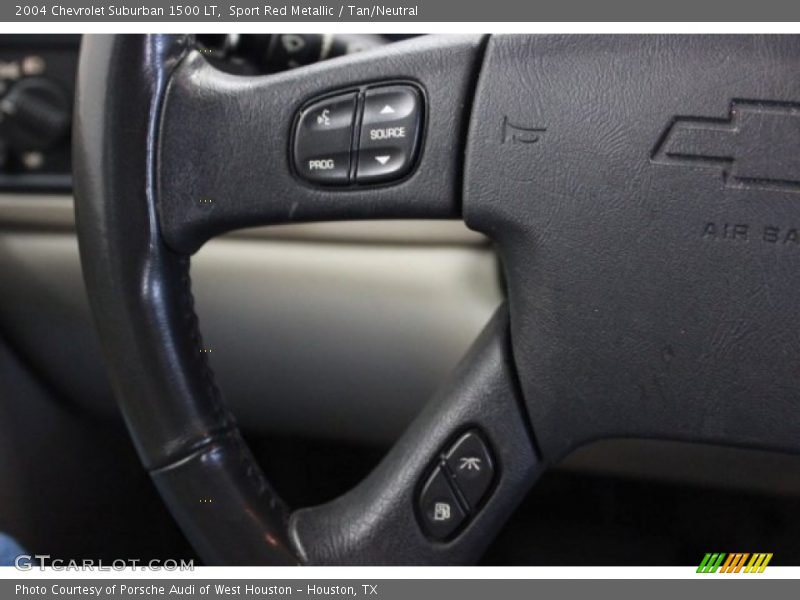 Sport Red Metallic / Tan/Neutral 2004 Chevrolet Suburban 1500 LT