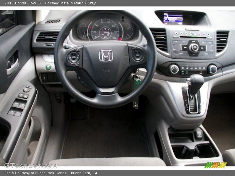Polished Metal Metallic / Gray 2013 Honda CR-V LX
