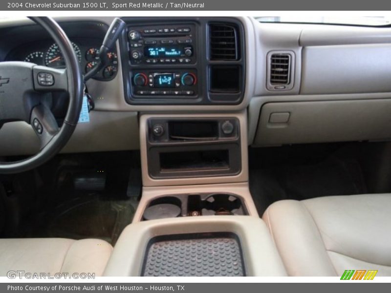 Sport Red Metallic / Tan/Neutral 2004 Chevrolet Suburban 1500 LT
