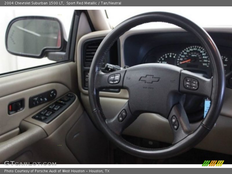 Sport Red Metallic / Tan/Neutral 2004 Chevrolet Suburban 1500 LT