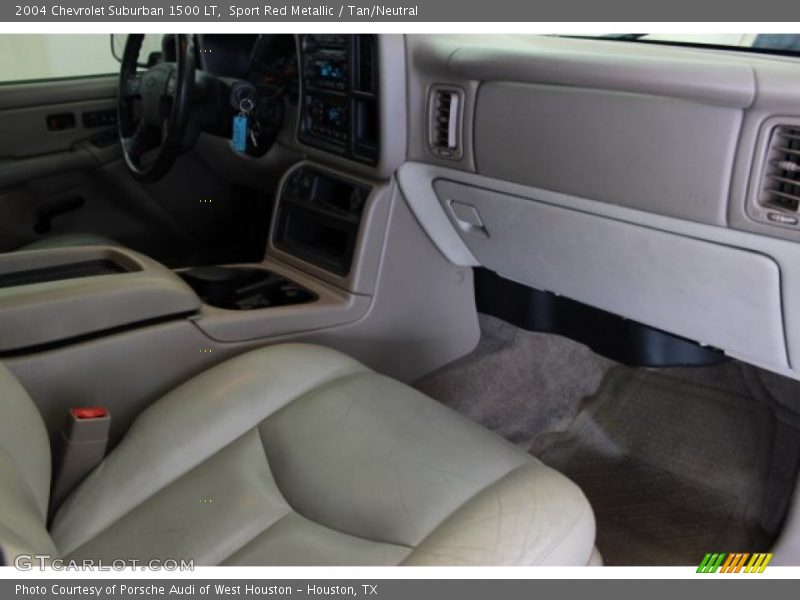 Sport Red Metallic / Tan/Neutral 2004 Chevrolet Suburban 1500 LT
