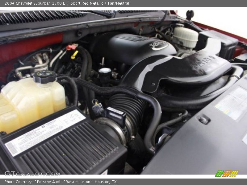 Sport Red Metallic / Tan/Neutral 2004 Chevrolet Suburban 1500 LT