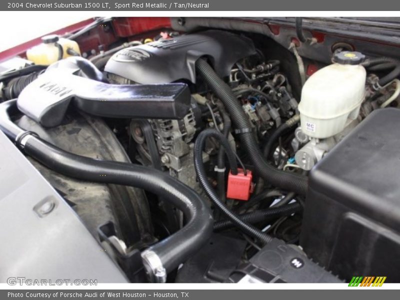 Sport Red Metallic / Tan/Neutral 2004 Chevrolet Suburban 1500 LT