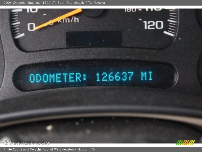 Sport Red Metallic / Tan/Neutral 2004 Chevrolet Suburban 1500 LT