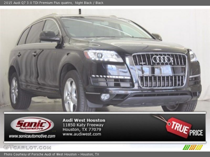 Night Black / Black 2015 Audi Q7 3.0 TDI Premium Plus quattro