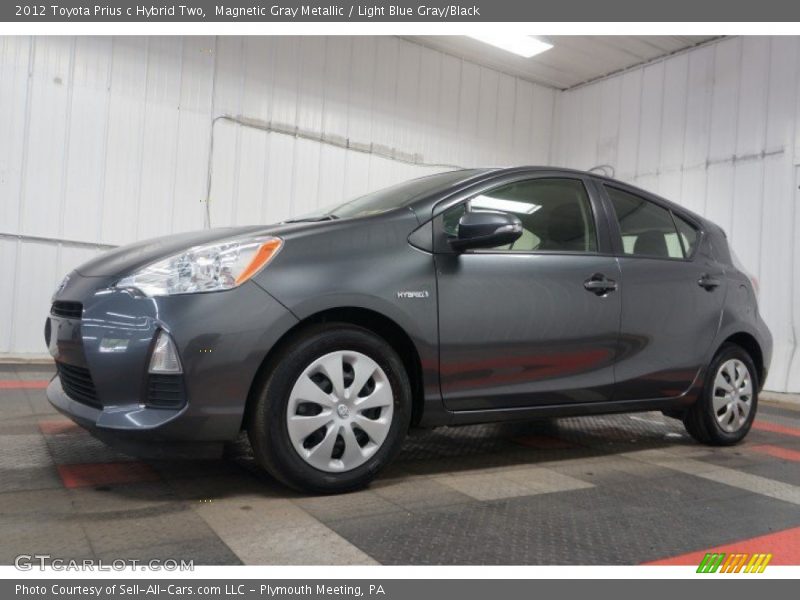 Magnetic Gray Metallic / Light Blue Gray/Black 2012 Toyota Prius c Hybrid Two