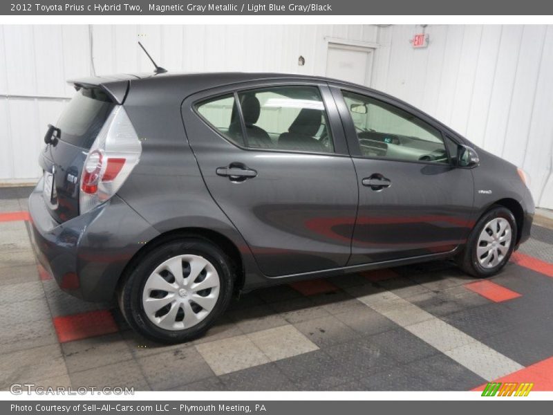 Magnetic Gray Metallic / Light Blue Gray/Black 2012 Toyota Prius c Hybrid Two