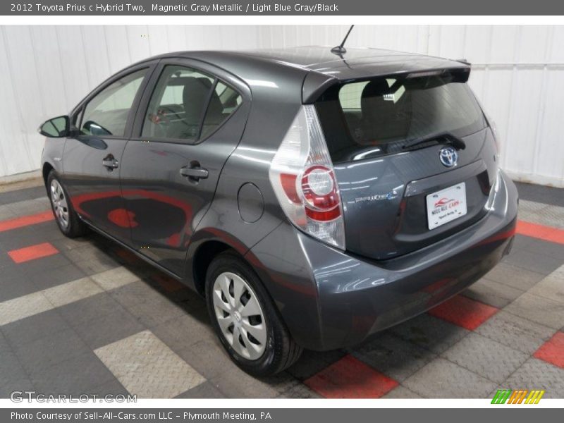 Magnetic Gray Metallic / Light Blue Gray/Black 2012 Toyota Prius c Hybrid Two