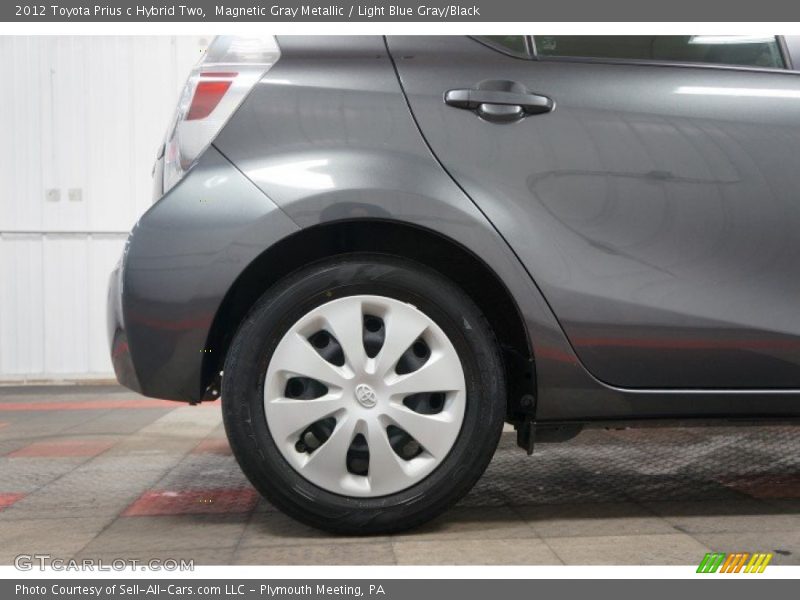 Magnetic Gray Metallic / Light Blue Gray/Black 2012 Toyota Prius c Hybrid Two