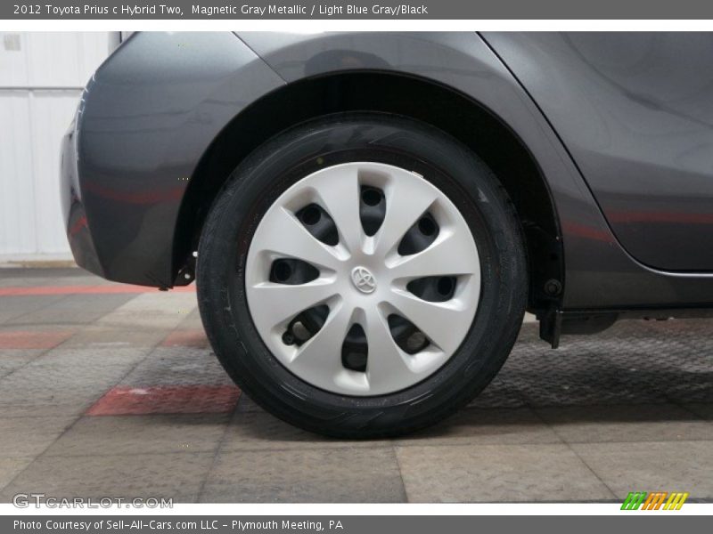 Magnetic Gray Metallic / Light Blue Gray/Black 2012 Toyota Prius c Hybrid Two