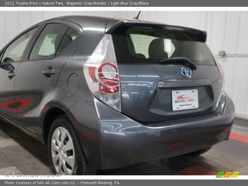 Magnetic Gray Metallic / Light Blue Gray/Black 2012 Toyota Prius c Hybrid Two