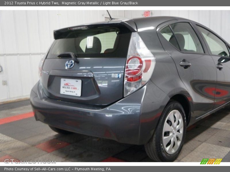 Magnetic Gray Metallic / Light Blue Gray/Black 2012 Toyota Prius c Hybrid Two