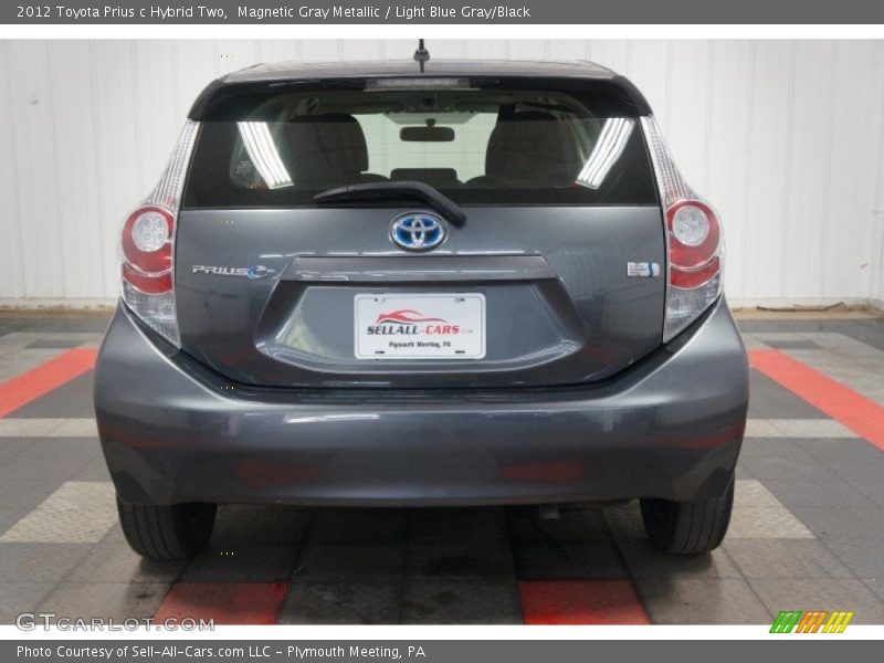 Magnetic Gray Metallic / Light Blue Gray/Black 2012 Toyota Prius c Hybrid Two