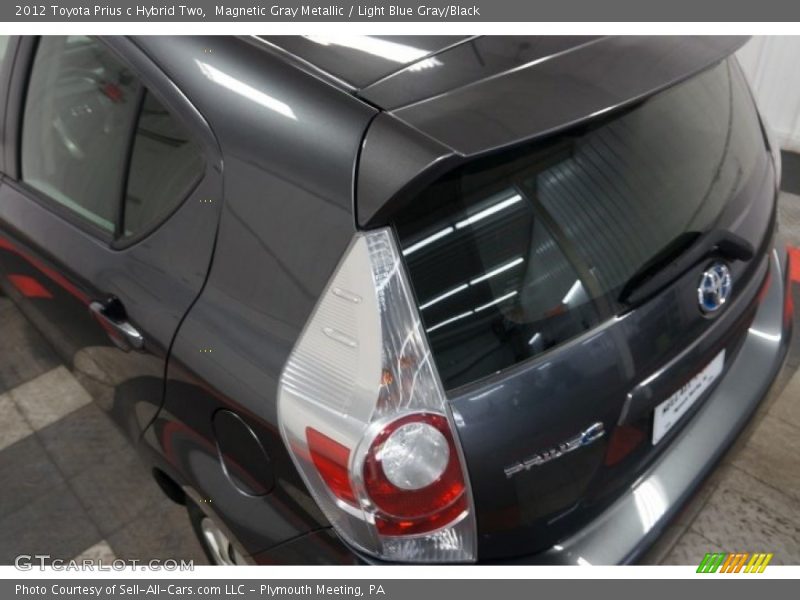 Magnetic Gray Metallic / Light Blue Gray/Black 2012 Toyota Prius c Hybrid Two