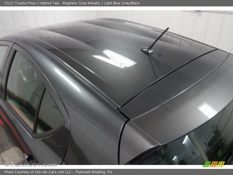 Magnetic Gray Metallic / Light Blue Gray/Black 2012 Toyota Prius c Hybrid Two