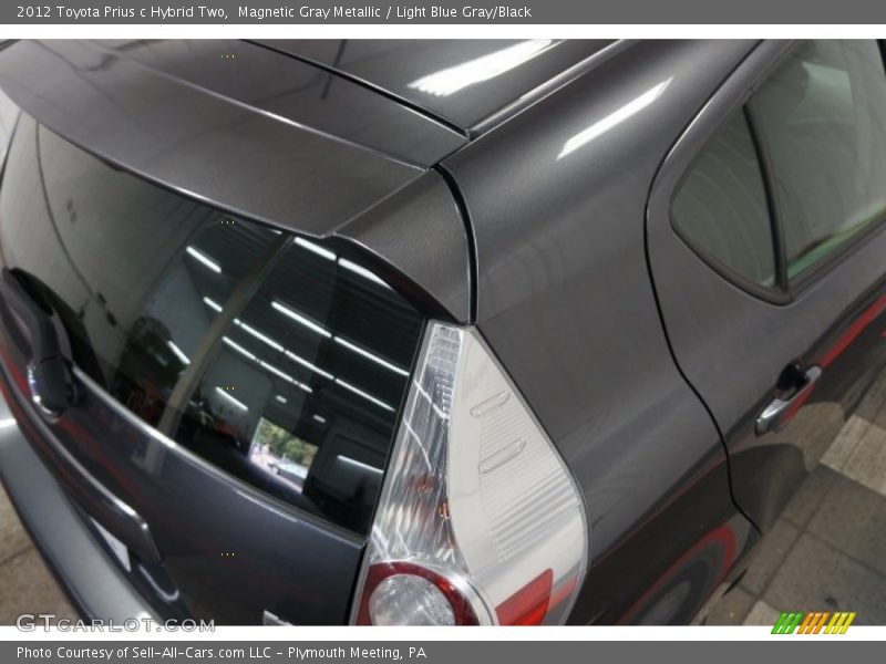 Magnetic Gray Metallic / Light Blue Gray/Black 2012 Toyota Prius c Hybrid Two