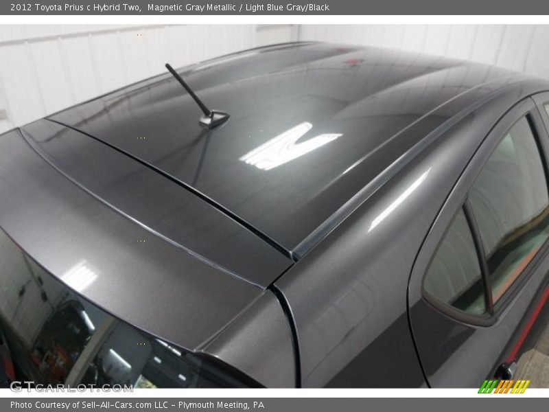 Magnetic Gray Metallic / Light Blue Gray/Black 2012 Toyota Prius c Hybrid Two