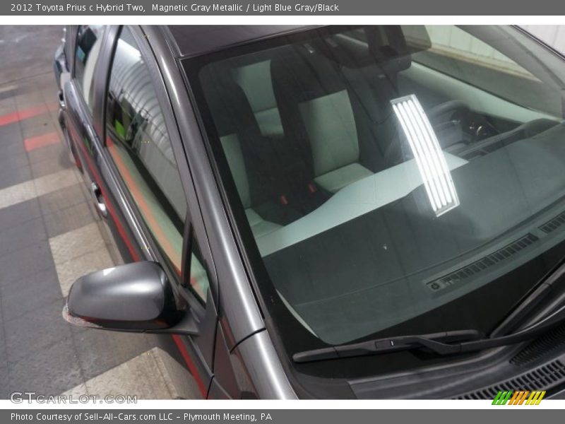 Magnetic Gray Metallic / Light Blue Gray/Black 2012 Toyota Prius c Hybrid Two