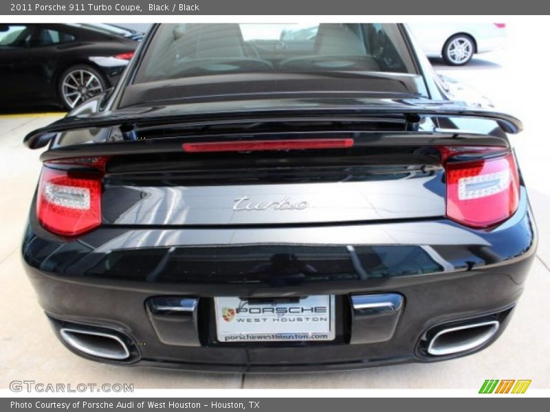 Black / Black 2011 Porsche 911 Turbo Coupe