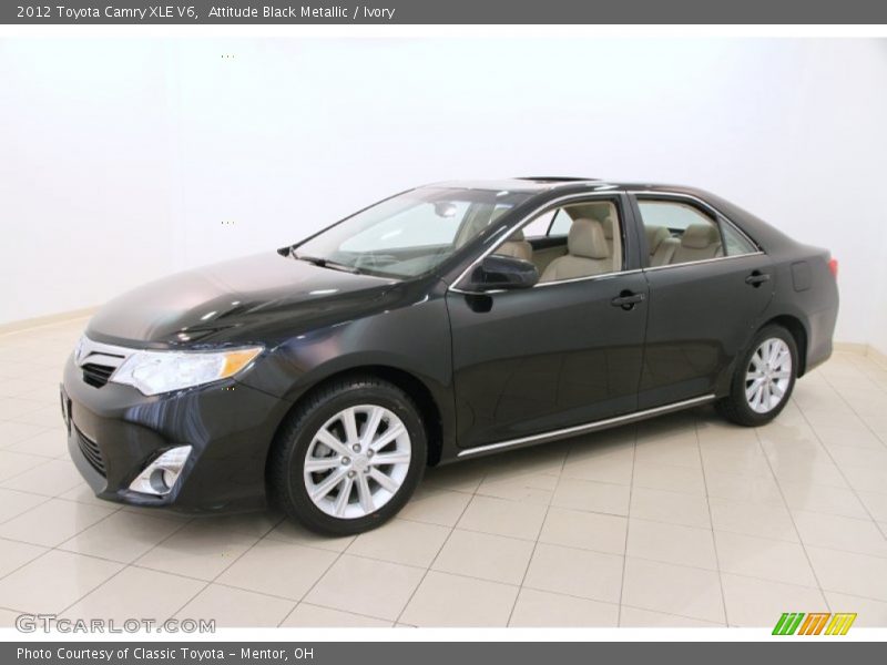 Attitude Black Metallic / Ivory 2012 Toyota Camry XLE V6