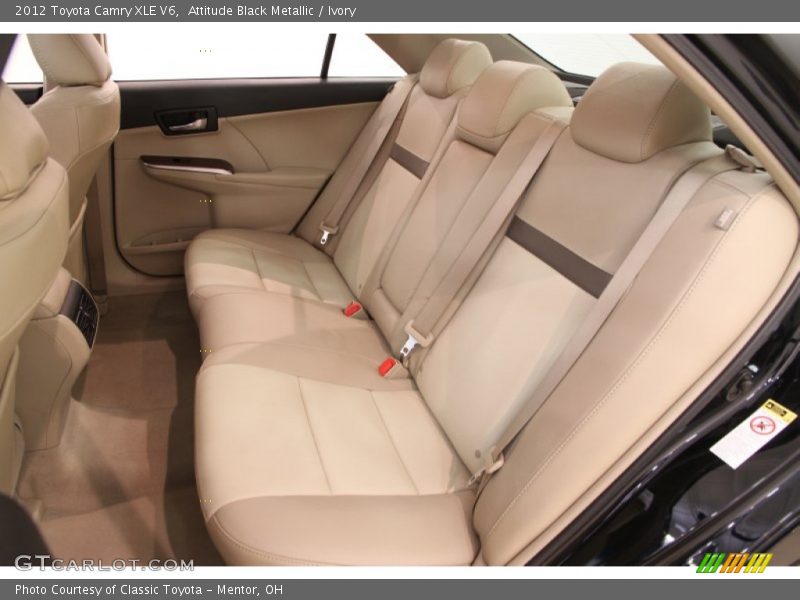 Attitude Black Metallic / Ivory 2012 Toyota Camry XLE V6