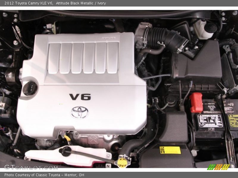 Attitude Black Metallic / Ivory 2012 Toyota Camry XLE V6