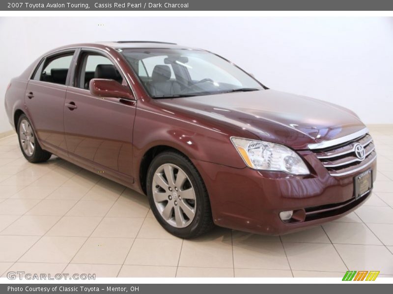 Cassis Red Pearl / Dark Charcoal 2007 Toyota Avalon Touring