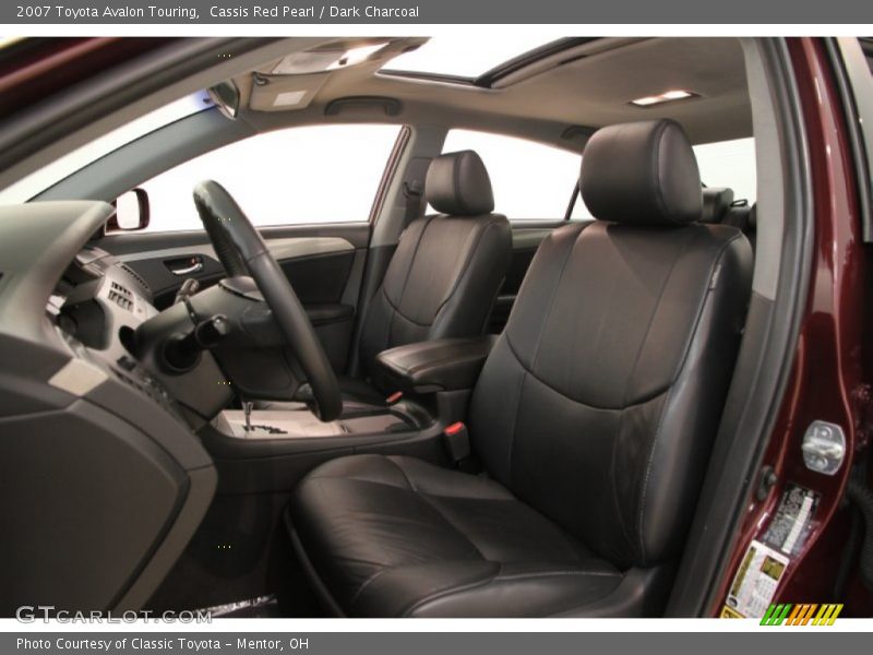 Cassis Red Pearl / Dark Charcoal 2007 Toyota Avalon Touring