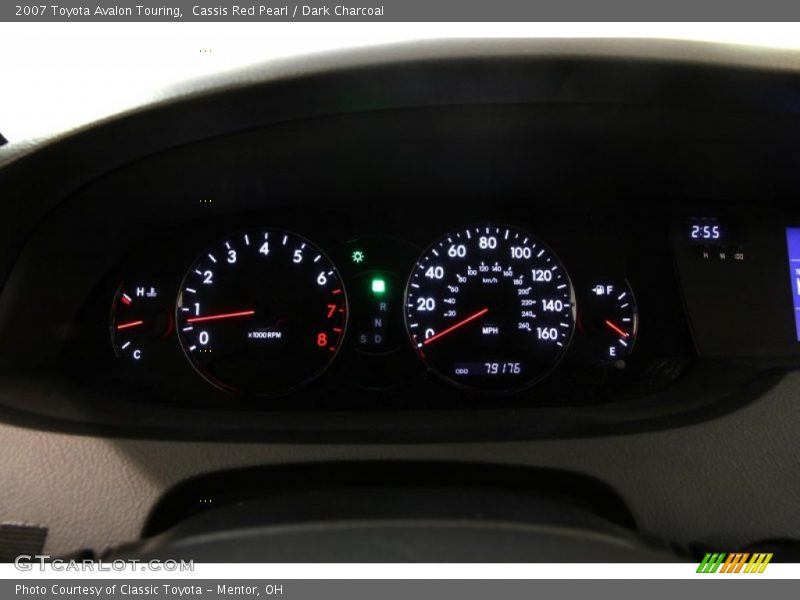 Cassis Red Pearl / Dark Charcoal 2007 Toyota Avalon Touring