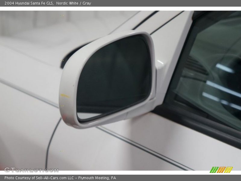 Nordic White / Gray 2004 Hyundai Santa Fe GLS