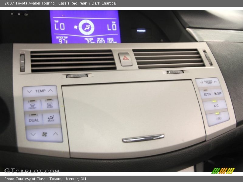 Cassis Red Pearl / Dark Charcoal 2007 Toyota Avalon Touring