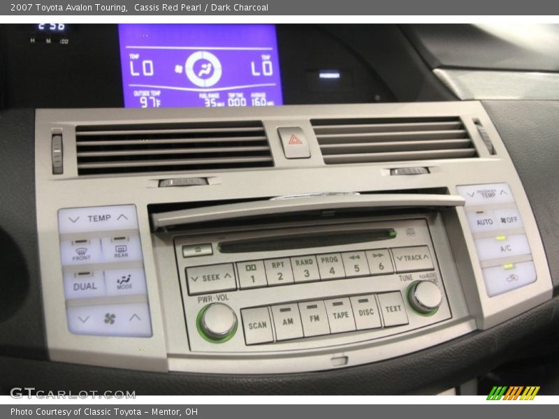 Cassis Red Pearl / Dark Charcoal 2007 Toyota Avalon Touring