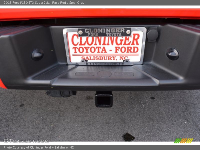 Race Red / Steel Gray 2013 Ford F150 STX SuperCab