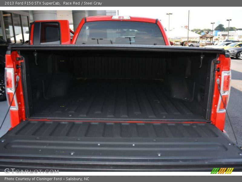 Race Red / Steel Gray 2013 Ford F150 STX SuperCab