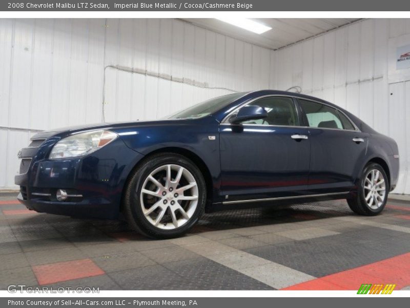 Imperial Blue Metallic / Cocoa/Cashmere Beige 2008 Chevrolet Malibu LTZ Sedan