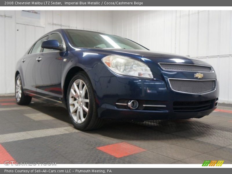 Imperial Blue Metallic / Cocoa/Cashmere Beige 2008 Chevrolet Malibu LTZ Sedan